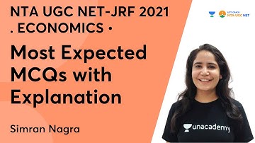 Most Expected MCQs with Explanation | Economic | NTA UGC NET-JRF 2021| Simran Nagra