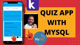 How to Create Quiz App with Mysql Database in Kodular || Hindi & Bangla