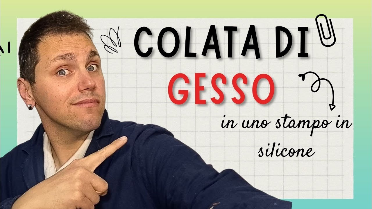 lavorare il GESSO: dalla colata alla scultura definitiva (in uno stampo in silicone)