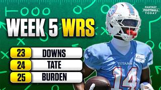 Week 5 Fantasy Lineup Breakdown: MUST START & BENCH WRs! | 2026 Fantasy Football Advice