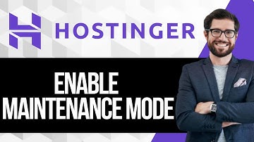How To Enable Maintenance Mode In Hostinger Website