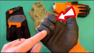 Quick review on my 3 work gloves and when I use them