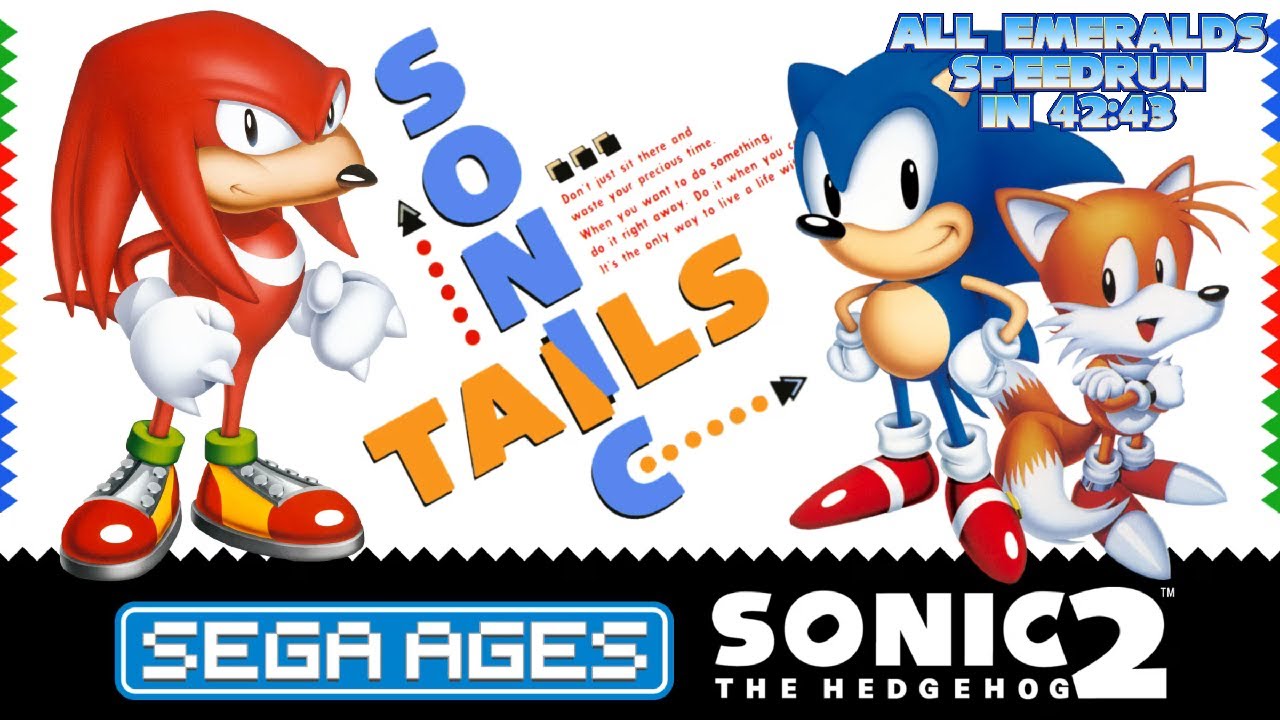 SEGA AGES Sonic The Hedgehog 2 (Switch) ✪ All Emeralds Speedrun in 