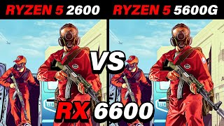 Ryzen 5 2600 vs Ryzen 5600G Comparison