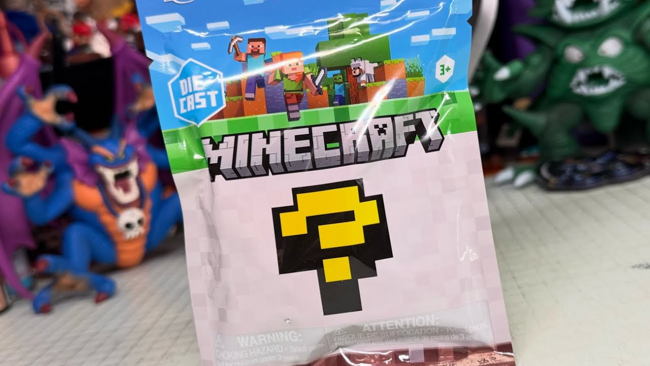 Minecraft Nanometal Figure Unboxing Review! Aiming for 2 Secret