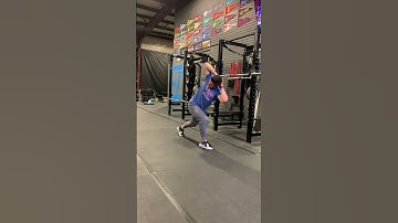 Split stance t-spine rotation