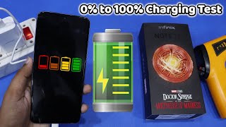 Infinix Note 12 Charging Test | 0% to 100% Charging Test with 33W Box Charger | HINDI |