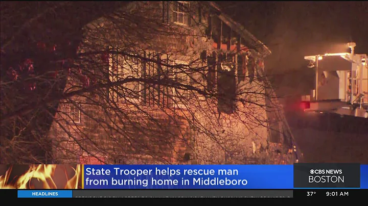State Trooper John Hagerty Saves Man From Burning Home For Veterans In Middleboro