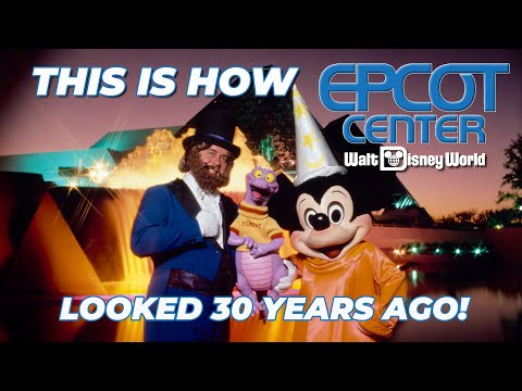 This is How EPCOT Walt Disney World Looked 30 Years Ago! Restored VHS Home Movie (HD 60FPS)