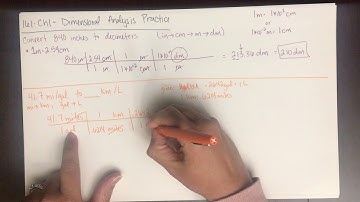 Chem 161 - Ch 1 - Dimensional Analysis