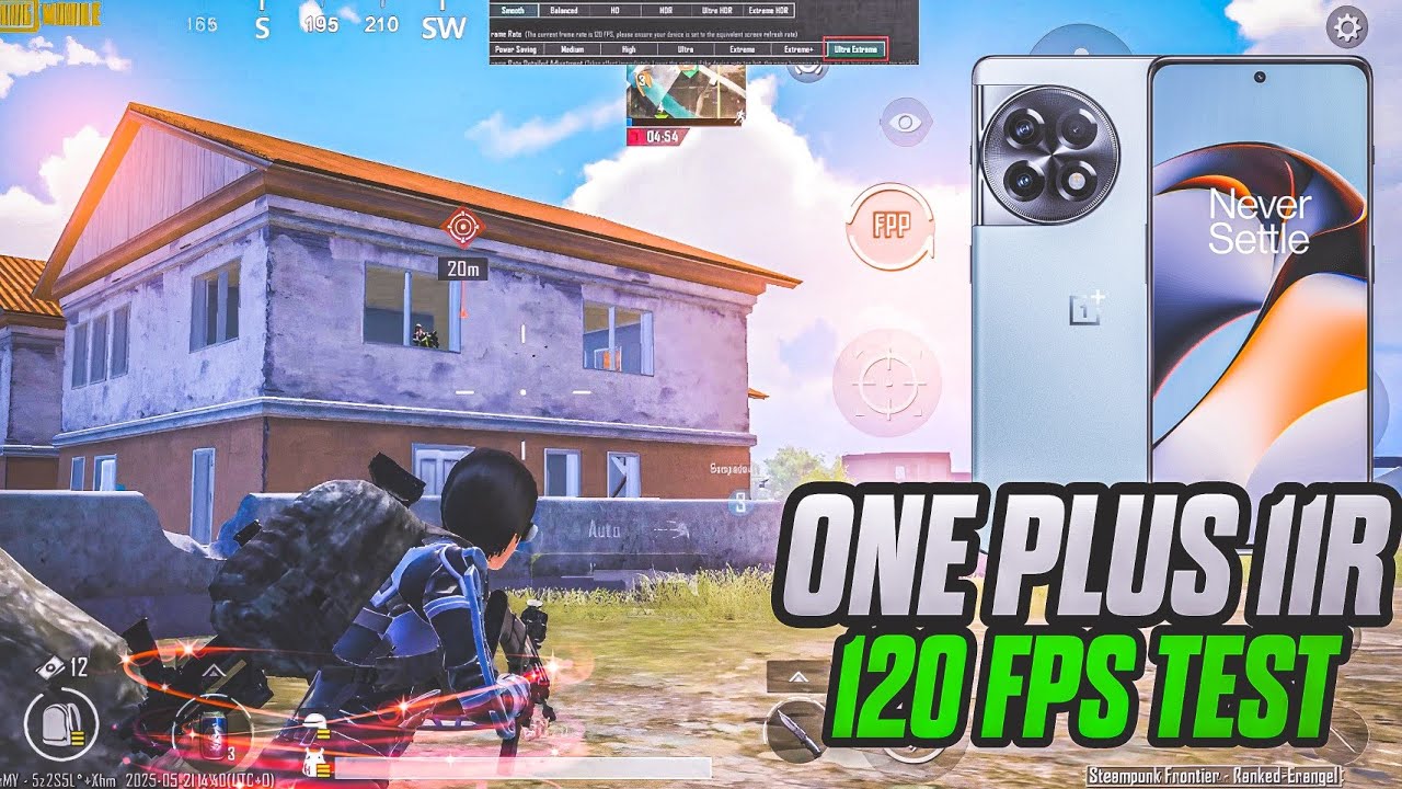 ONEPLUS 11R 120 FPS TEST BGMI /PUBG MOBILE 3.8 UPDATE 💥 UNLOCK 120 FPS ...