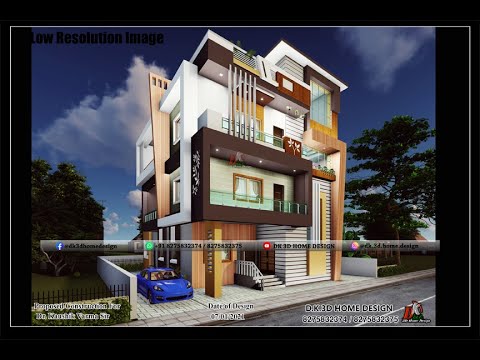 3 Floor Contemporary House Plans - Home Alqu
