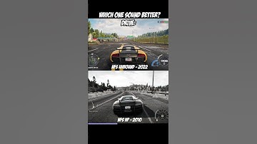 NFS Cars Sound Evolution #shorts #needforspeed #nfsunbound