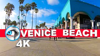 Walking from Santa Monica Beach to Venice Beach in Los Angeles California