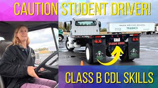 Lynn Tries CDL Skills Test! (Class B Truck) screenshot 4