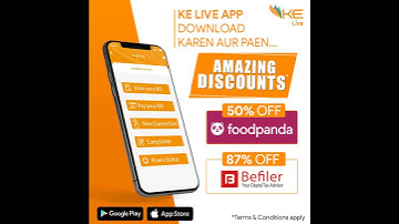 Download KE Live App & avail amazing discounts
