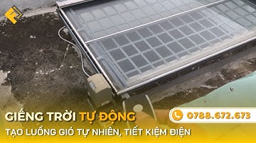 Giếng Trời Tự Động Dạng Lùa - Tạo Luồng Gió Tự Nhiên, Tiết Kiệm Điện ✅ Funas