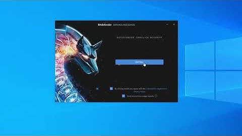 how to install bitdefender free