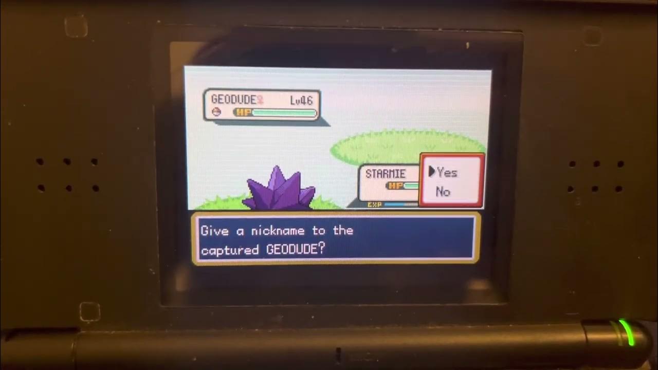 Shiny Geodude in Fire Red! YouTube
