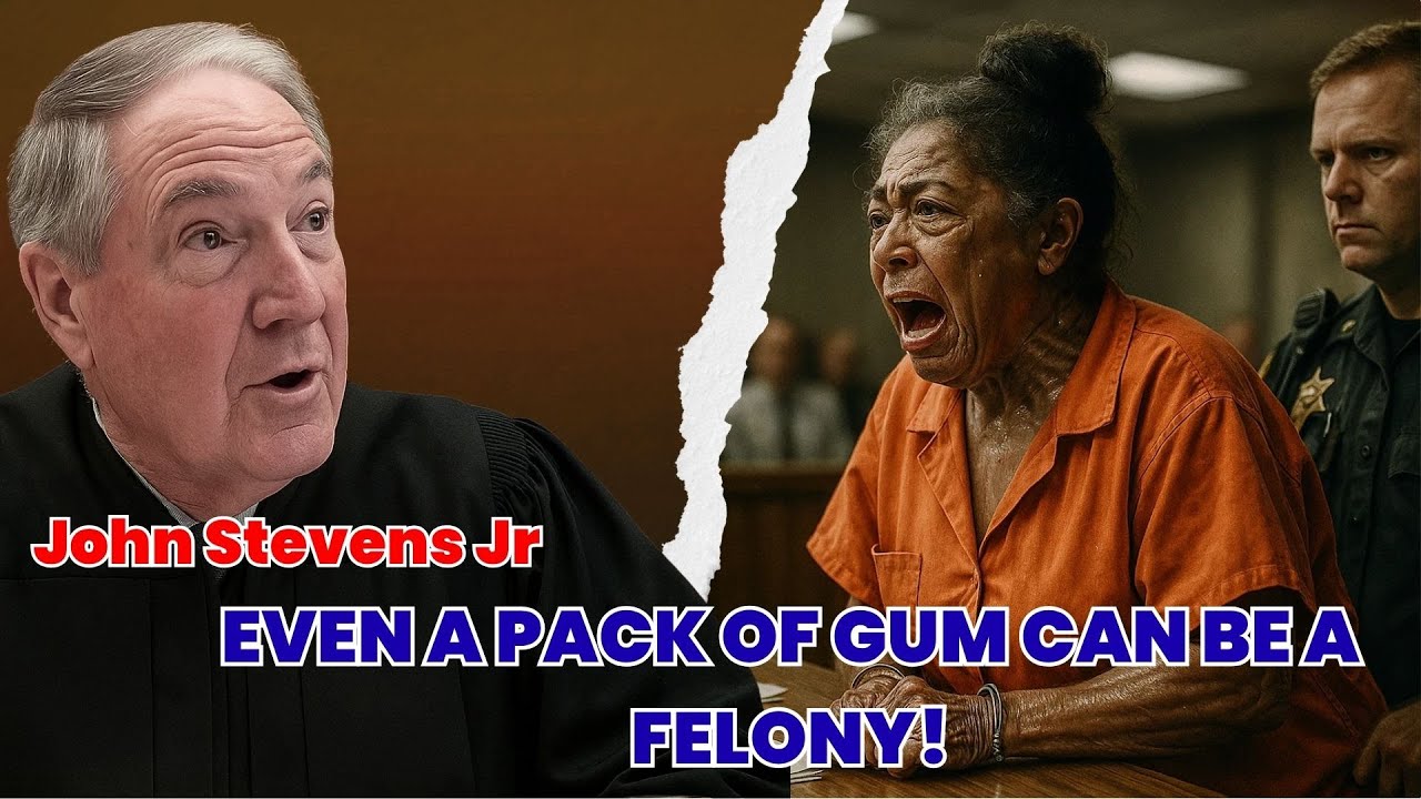 Judge John Stevens Jr. STUNS Defendant: “Even a Pack of Gum Is a Felony Now!”