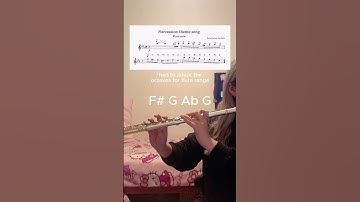 Thumbnail of Succession theme song |flute tutorial | sheet music +music notes