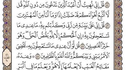 سورة الأنعام الصفحة 134 من القرآن للشيخ ياسر