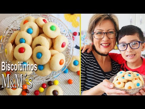 ESPECIAL DIA DAS CRIANÇAS COM BISCOITINHOS DE M&M´s | BISCOITO AMANTEIGADO | DIKA DA NAKA