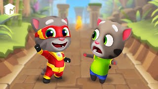 Talking Tom Hero Dash New Levels Update vs Tom Gold Run | Talking Tom vs Hero Tom | Android & IOS