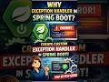 ❌ Stop Using Try Catch in Controller 😱 | Spring Boot Exception Handler ⚡