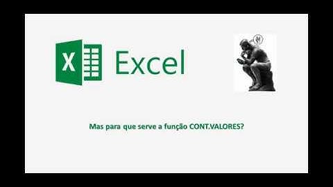 Contar valores dentro de um intervalo determinado no excel. CONT.VALORES