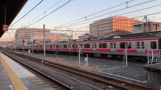 JR東日本209-500番台京葉線蘇我駅発車。