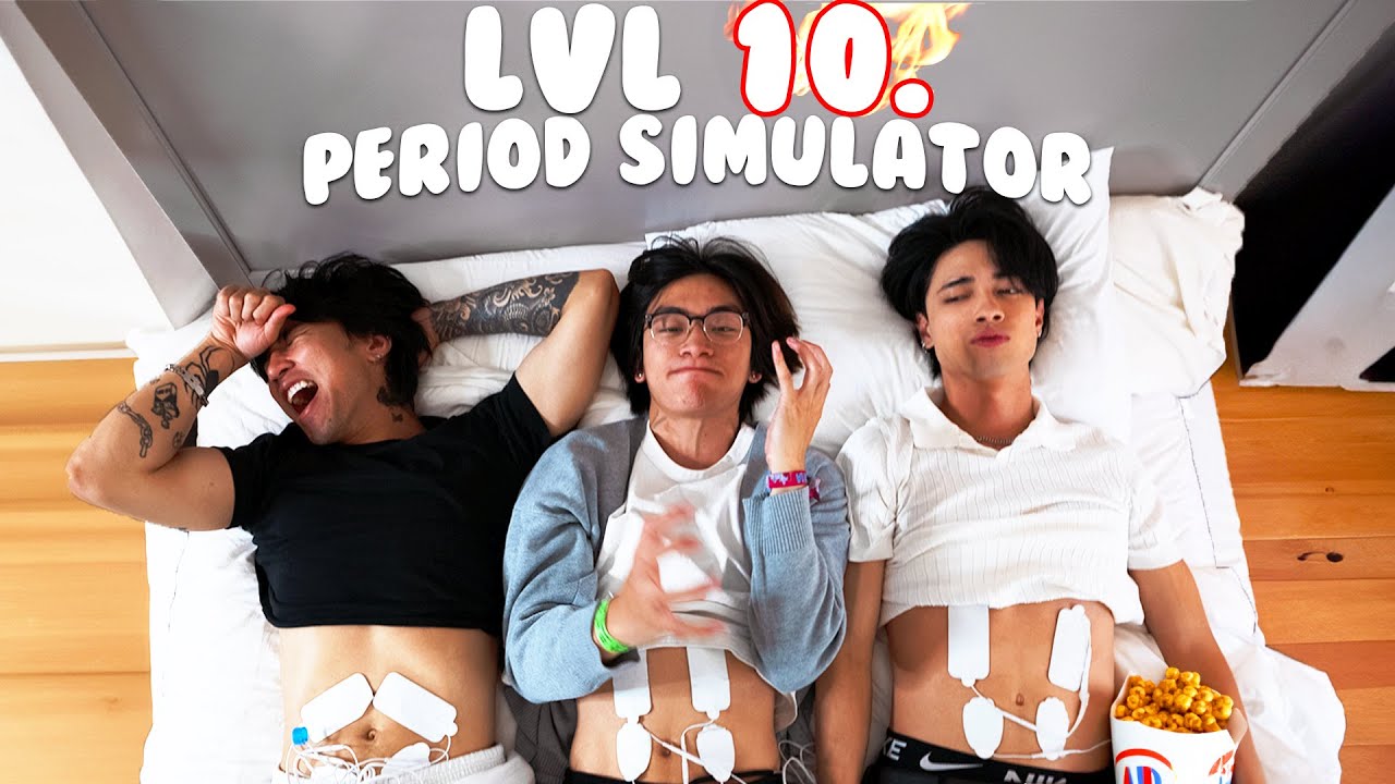 Asian Boys vs Period Simulator!! 