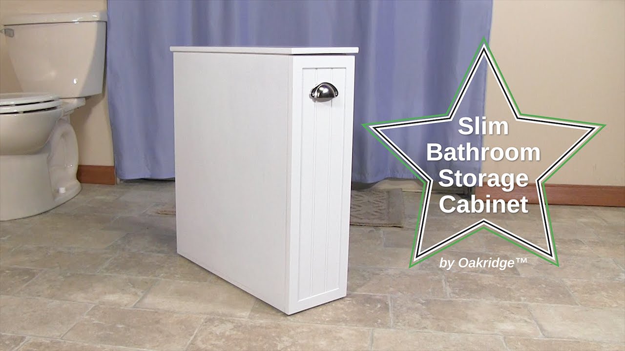 Slim Bathroom Storage by OakRidge™ XL Walter Drake YouTube
