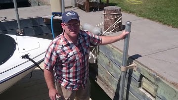 Inside the EZ Dock System  Stand Off Pipe Bracket