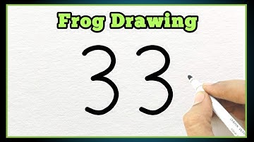 Beautiful Frog🐸Drawing | How to Draw Frog | Easy Frog Drawing Tutorial | Simple Frog Drawing