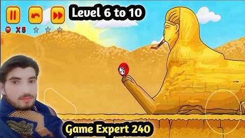 Red Ball 3 (Episode 2)- Android Gameplay video /Level  6 to 10 / (Game Expert 240)