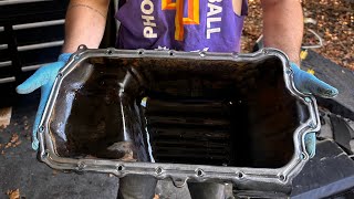 Player Profile 1997 Saturn Sl2 Oil Pan Gasket How to Remove and Reseal (with new thermostat)