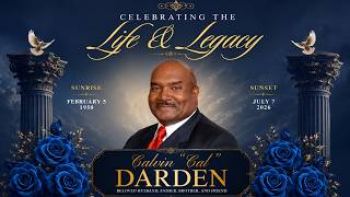Celebrating the Life of Deacon Calvin Cal Darden at Greater Community Church of God in Christ