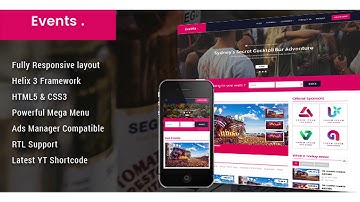 Event - Conference & Event Joomla Template | Themeforest Website Templates and Themes