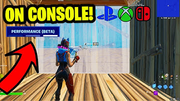 How To Get PERFORMANCE MODE On Console! (PS4/PS5/XBOX) Fortnite OG