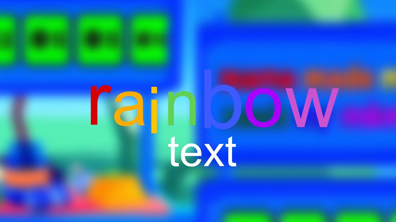 🌈COOL) How To Get A RAINBOW Colour Text In PLS DONATE💸 
