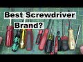 Screwdrivers is BEST screwdrivers?