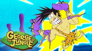 George Gets Electrocuted! ⚡️⚡️ | George of the Jungle | Full Episode | Cartoons For Kids