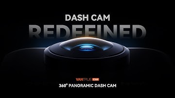 Vantrue E360 Dash Cam: 5.2K 360° Panoramic Recording with Handheld Stand for Maximum Versatility