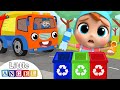 Garbage Truck Helps Us Clean Up Trash | Little Angel Nursery Rhymes & Kids Songs