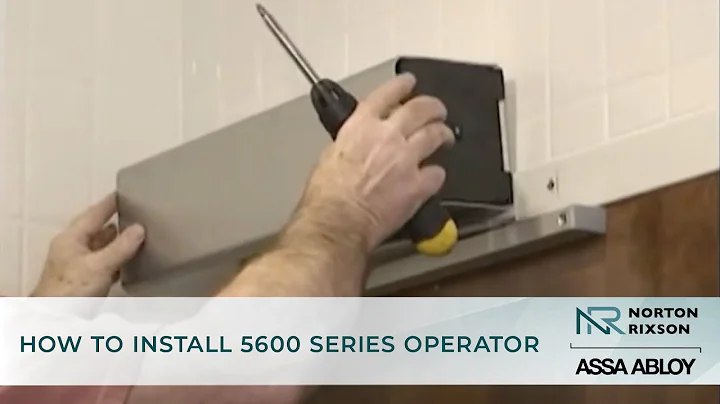 Install Norton Rixson 5600 Operator | Norton Rixson Door Controls