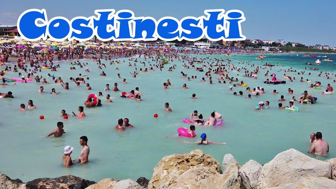Plaja Costinesti - Costinesti Beach 4K - Romania - August - travel vlog vacanta calatorie