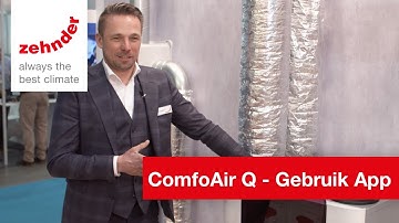 ComfoAir Q | Bediening met App & Uitlezen | Zehnder Group Nederland |