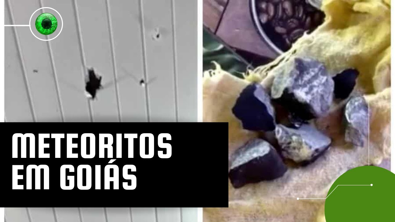 Meteoritos: morador cita “explosão” ao ter a casa atingida em Goiás