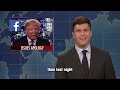 Weekend update colin jost and michael che slightly political  joke swaps